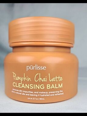purlisse Pumpkin Chai Latte Cleansing Balm - Pumpkin Orange